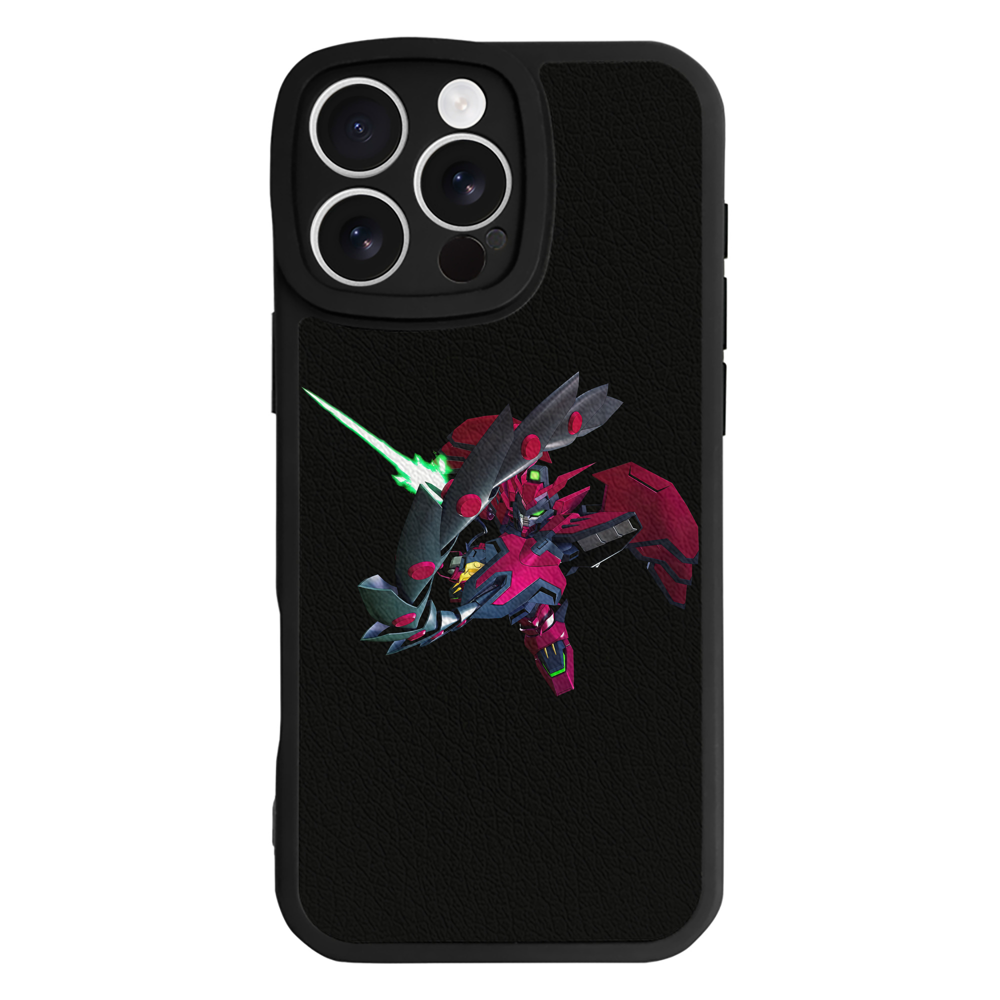 （画像用） 機動戦士ガンダム Mobile Suit Gundam 【iPhone 16シリーズ対応】シリコンスマホケース（レザー調） 材質：シリコン